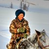 Yura notre guide au visage marqué par la vie au grand air.